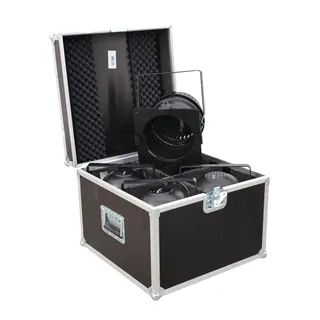 ROADINGER Flightcase 4x PAR-64 Spot kurz
