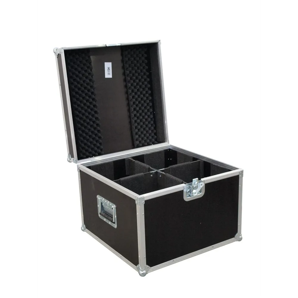 ROADINGER Flightcase 4x PAR-64 Spot kurz