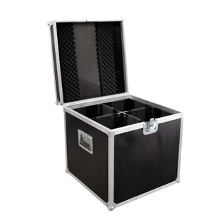ROADINGER Flightcase 4x PAR-64 Spot lang Haken