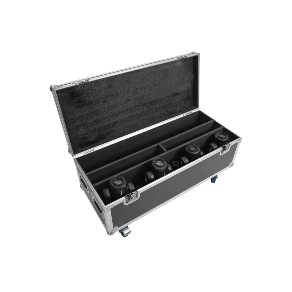 ROADINGER Flightcase 2x LED TMH Bar-S120 mit Rollen