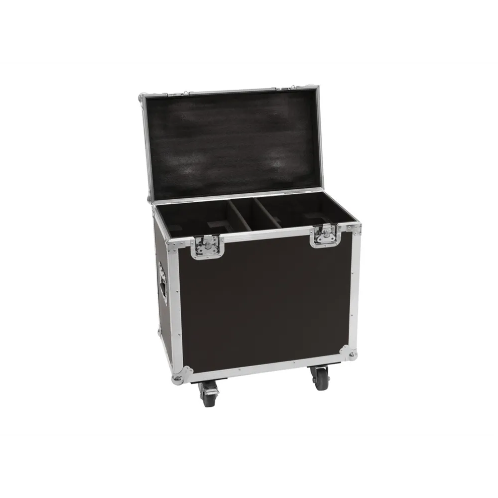 ROADINGER Flightcase 2x TMH-X12 mit Rollen
