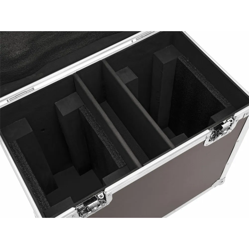 ROADINGER Flightcase 2x TMH-X12 mit Rollen