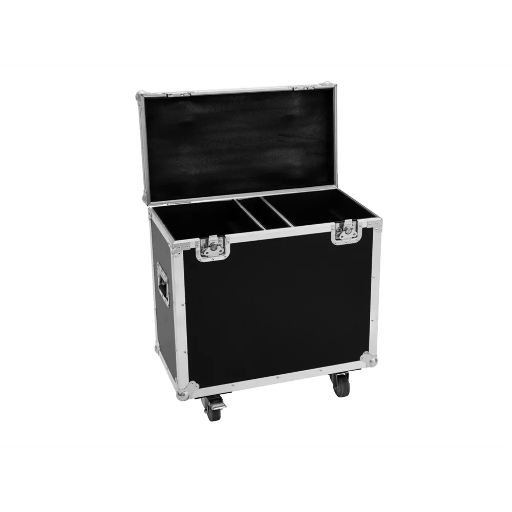ROADINGER Flightcase 2x TMH-S200 mit Rollen