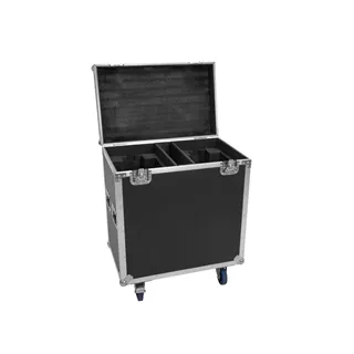 ROADINGER Flightcase 2x TMH-S400 mit Rollen