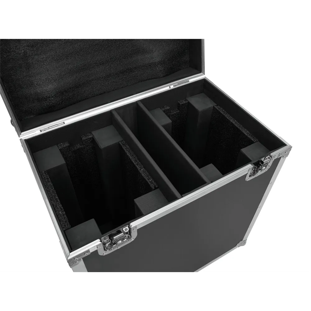 ROADINGER Flightcase 2x TMH-S400 mit Rollen