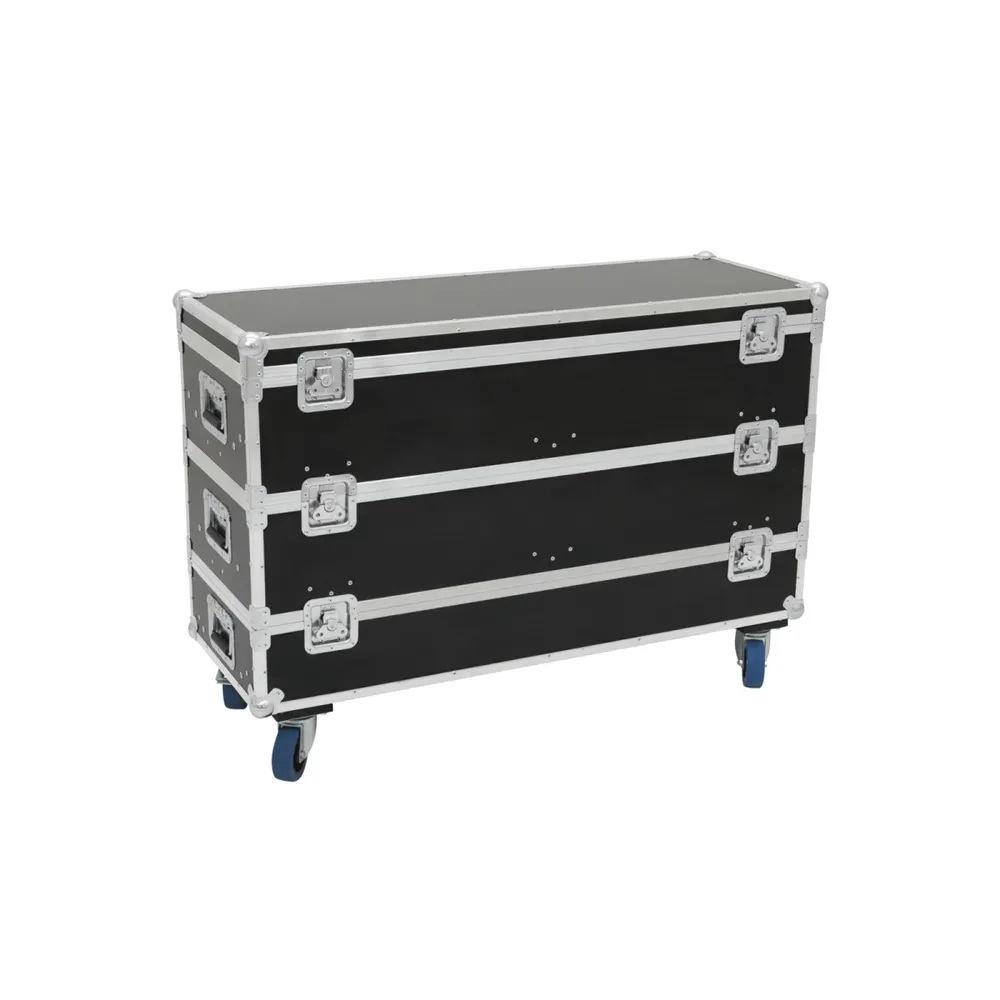 ROADINGER Flightcase 12x LED-Leiste mit Rollen