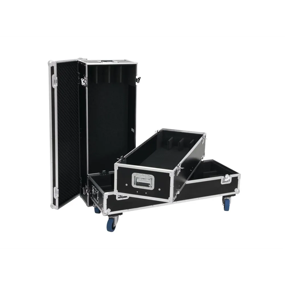 ROADINGER Flightcase 12x LED-Leiste mit Rollen
