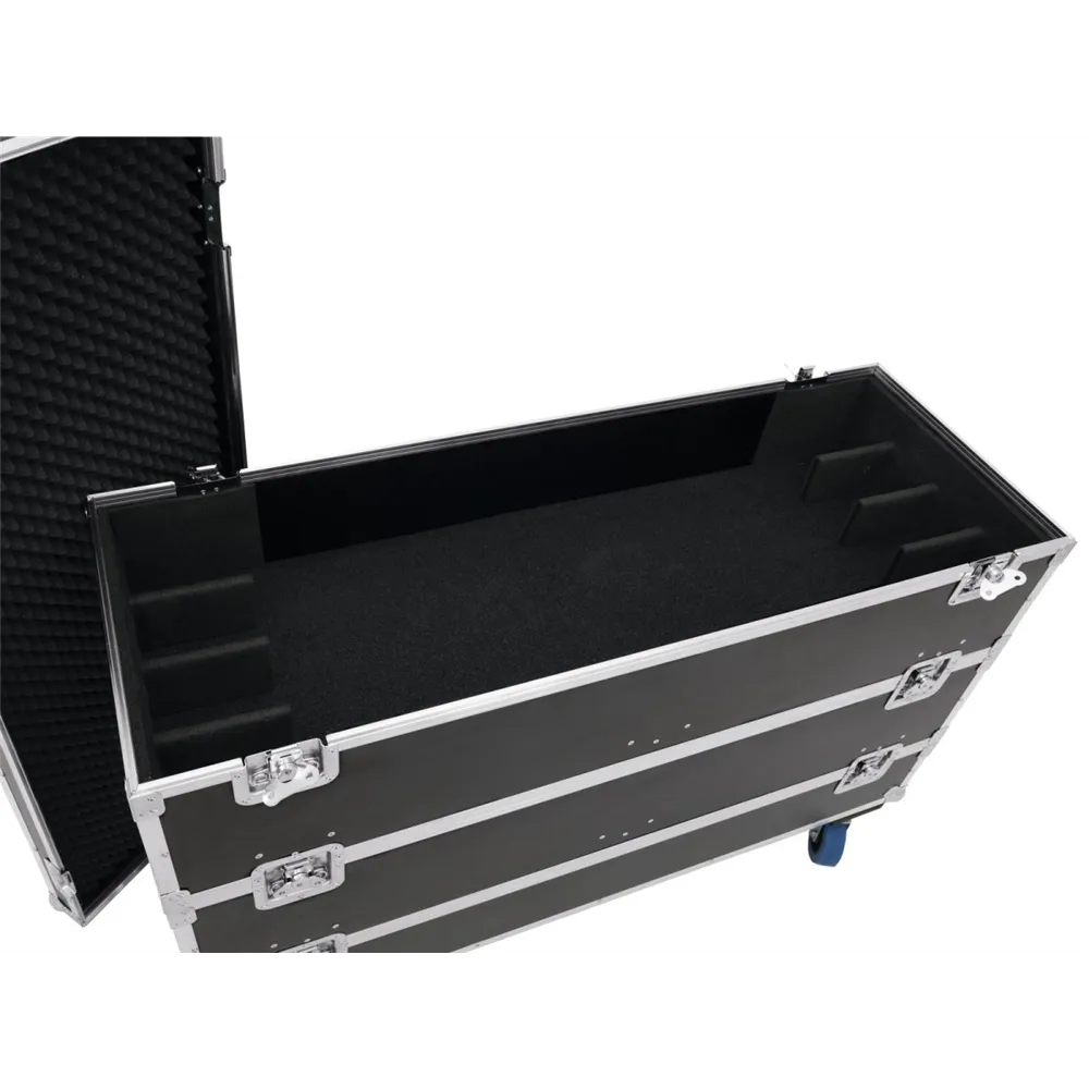 ROADINGER Flightcase 12x LED-Leiste mit Rollen