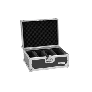 ROADINGER Flightcase EC-4AC 4x AKKU Flat Light Serie