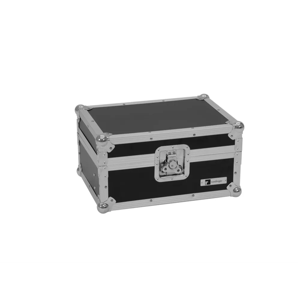 ROADINGER Flightcase EC-4AC 4x AKKU Flat Light Serie