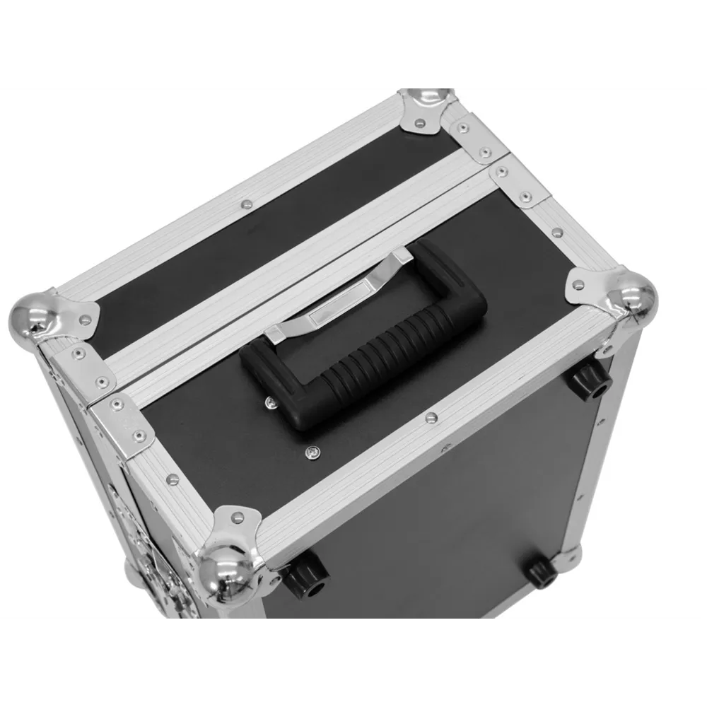 ROADINGER Flightcase EC-4AC 4x AKKU Flat Light Serie