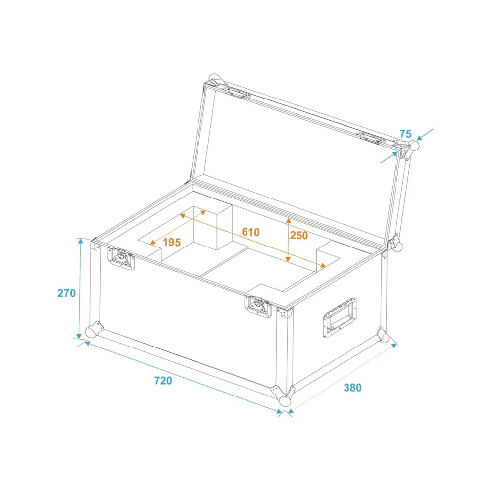 ROADINGER Flightcase SL-160/SL-350