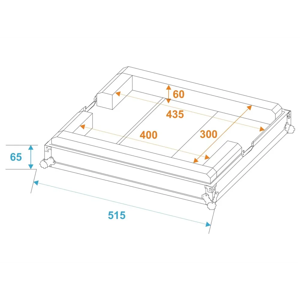 ROADINGER Flightcase NSF-350