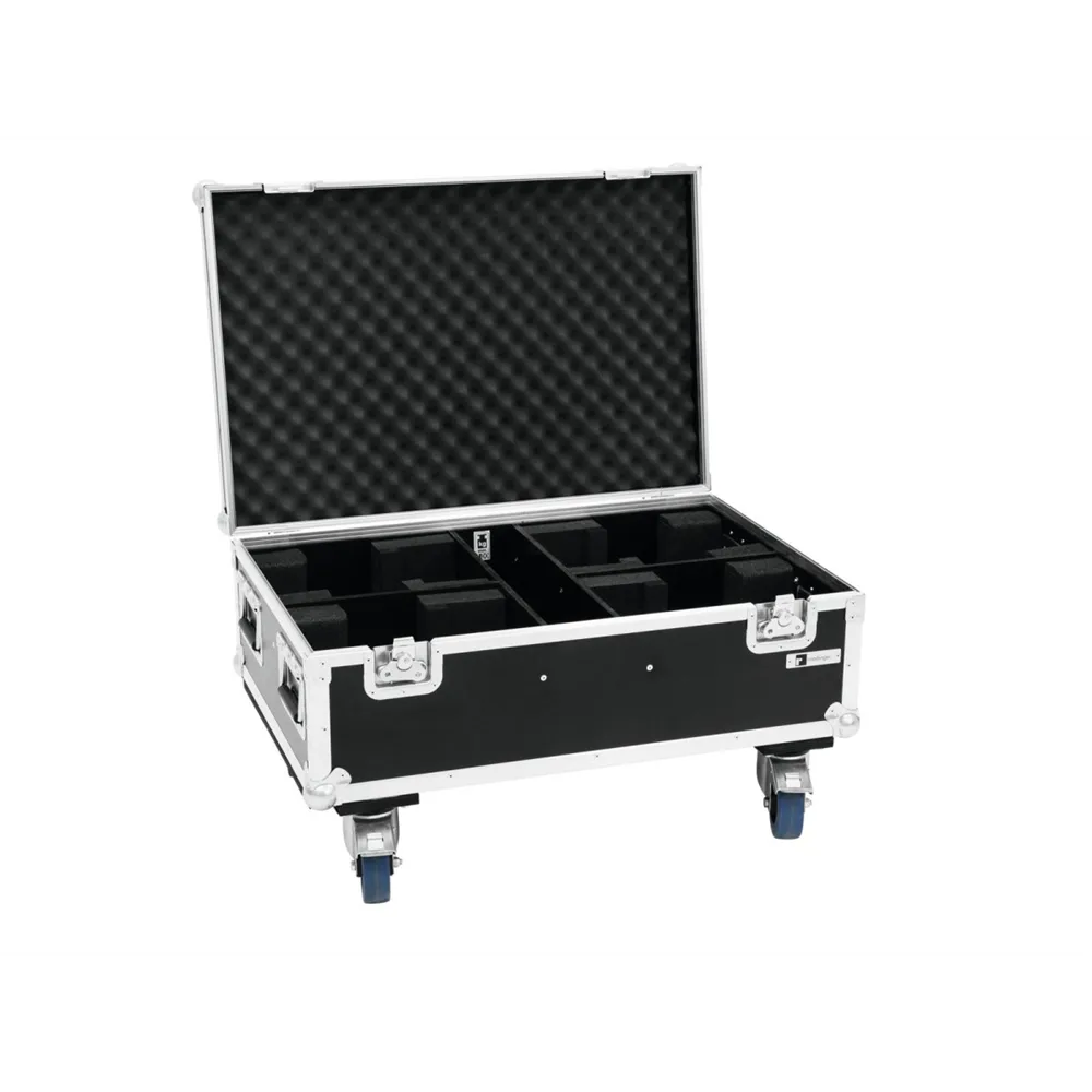 ROADINGER Flightcase 4x THA-40 PC mit Rollen