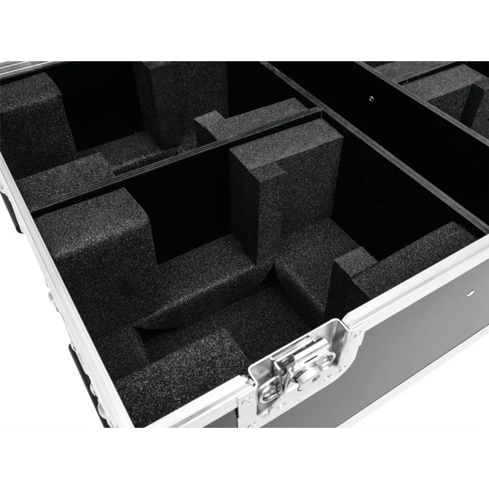 ROADINGER Flightcase 4x THA-40 PC mit Rollen