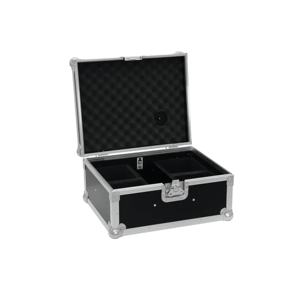 ROADINGER Flightcase 4x AKKU UP 4 QCL Spot QuickDMX