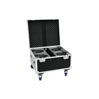 ROADINGER Flightcase 4x LED TMH-X1 Moving-Head Beam mit Rollen