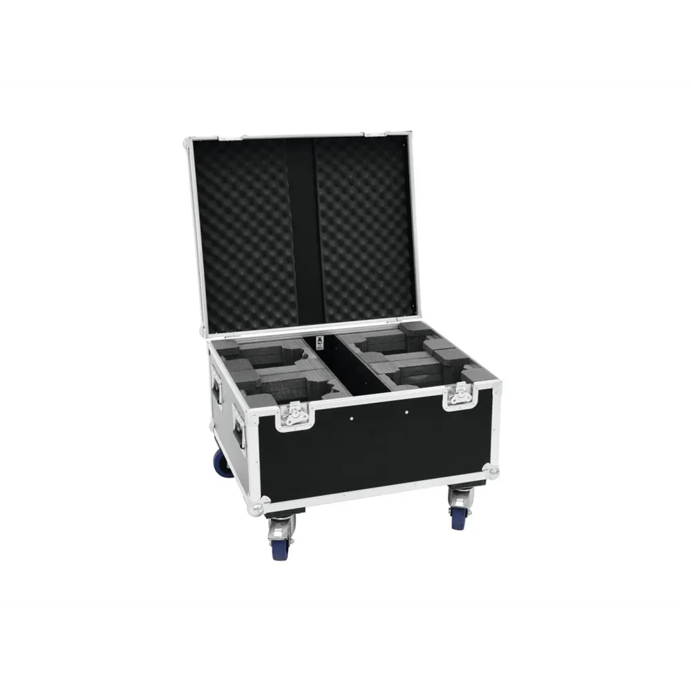 ROADINGER Flightcase 4x LED TMH-X1 Moving-Head Beam mit Rollen