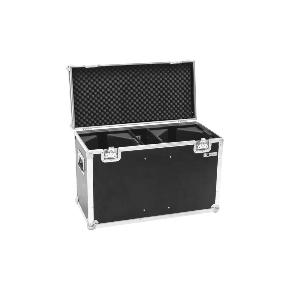 ROADINGER Flightcase 2x LED THA-100F/THA-120PC