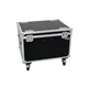 ROADINGER Flightcase 4x LED THA-100F/THA-120PC mit Rollen