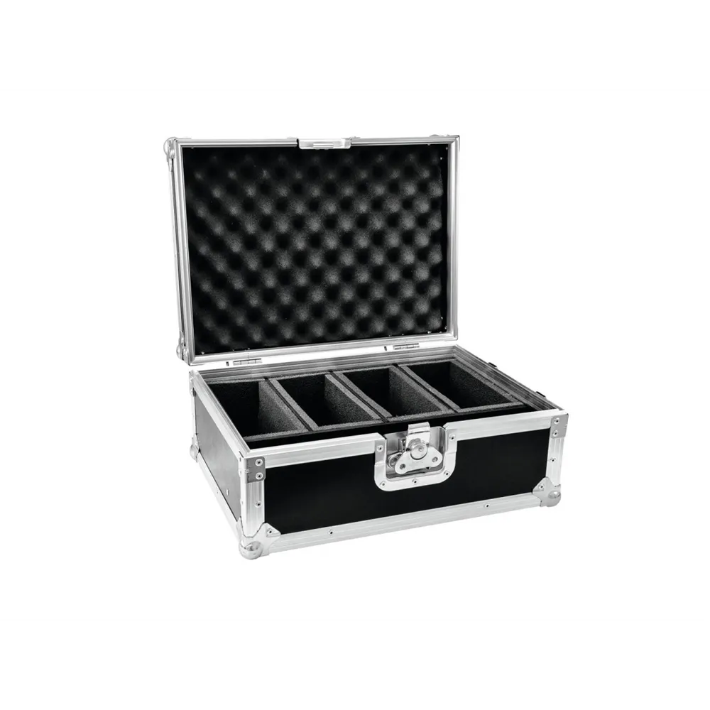 ROADINGER Flightcase 4x AKKU Flat Light Serie