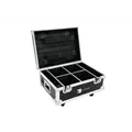 ROADINGER Flightcase 4x AKKU UP-4 QuickDMX mit Ladefunktion