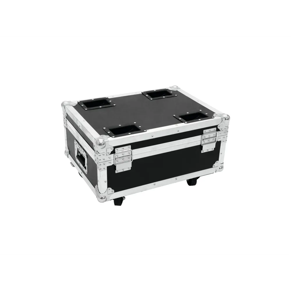 ROADINGER Flightcase 4x AKKU UP-4 QuickDMX mit Ladefunktion