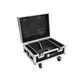 ROADINGER Flightcase 4x AKKU IP UP-4 QuickDMX mit Ladefunktion