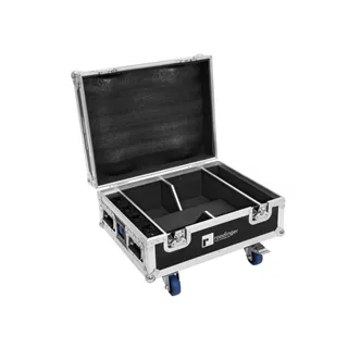 ROADINGER Flightcase 4x AKKU IP UP-4 QuickDMX mit Ladefunktion