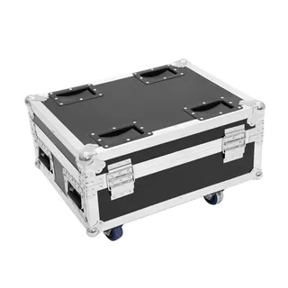 ROADINGER Flightcase 4x AKKU IP UP-4 QuickDMX mit Ladefunktion