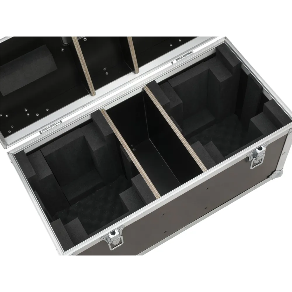 ROADINGER Flightcase 2x LED TMH-17