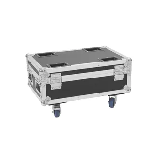 ROADINGER Flightcase 4x AKKU IP UP-4 Plus HCL Spot WDMX mit Ladefunktion