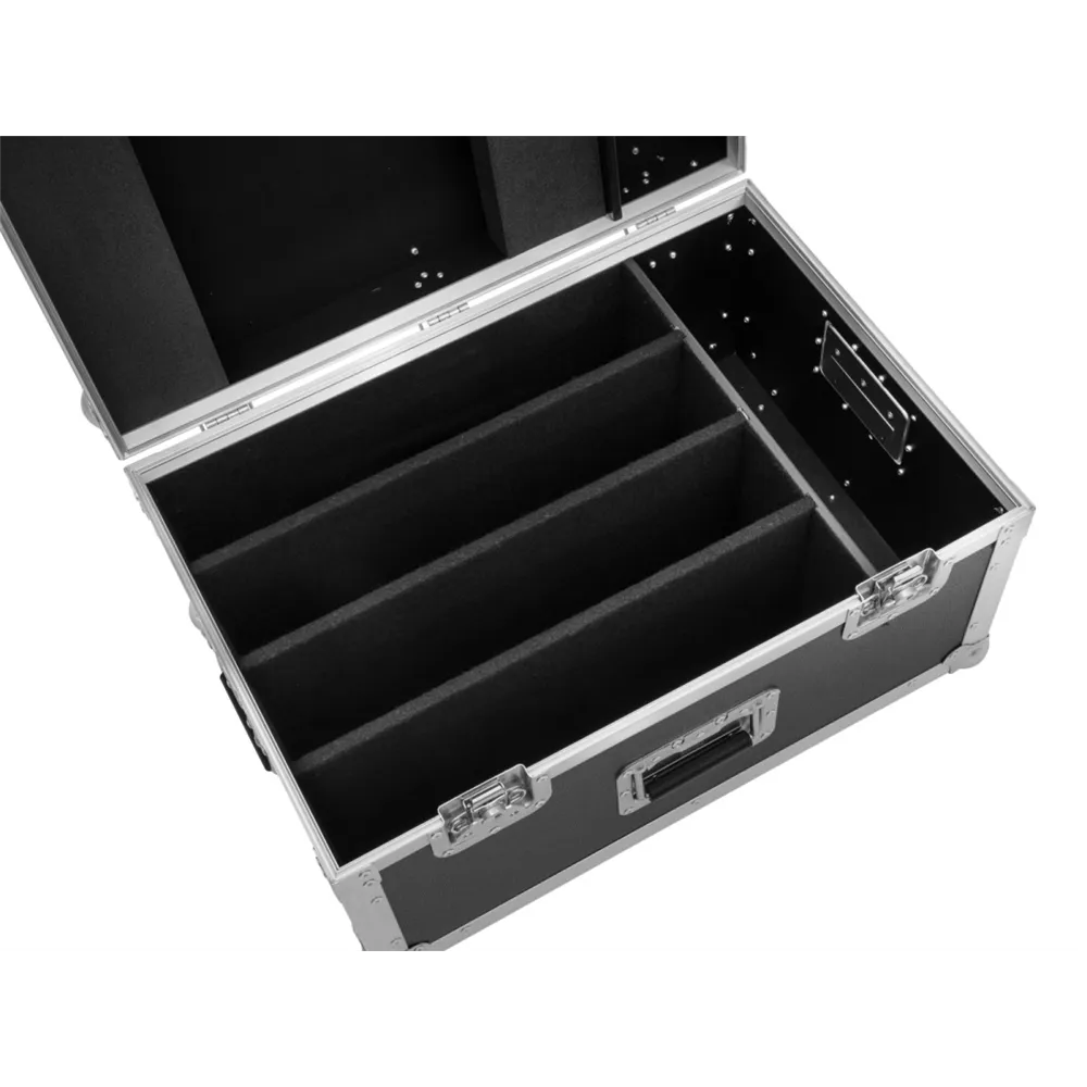 ROADINGER Flightcase 4x LED Super Strobe