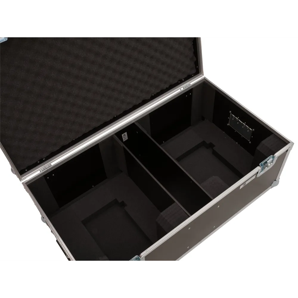 ROADINGER Flightcase 2x LED THA-150F Theater-Spot