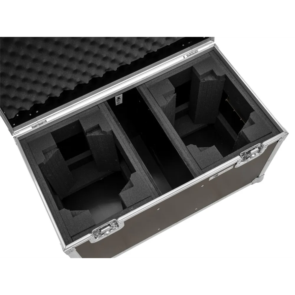 ROADINGER Flightcase 2x LED TMH-X4