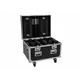 ROADINGER Flightcase 4x LED TMH-X4 mit Rollen