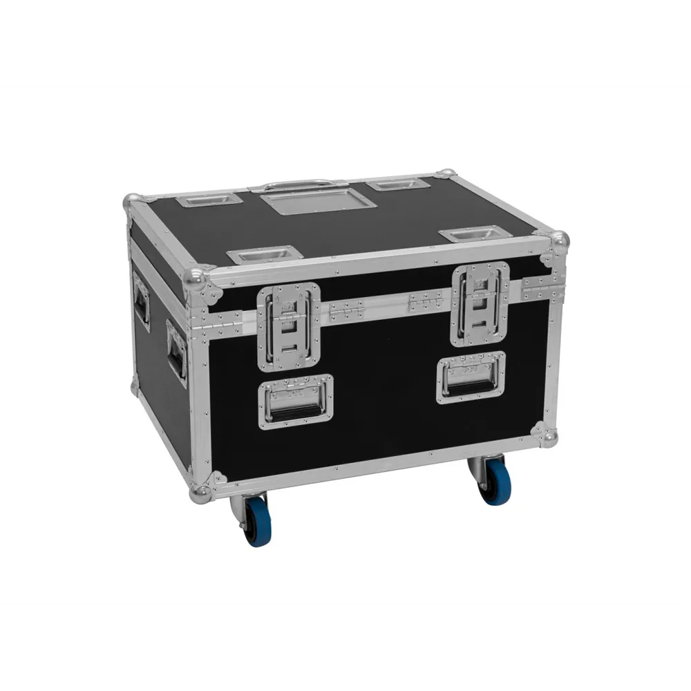ROADINGER Flightcase 4x LED TMH-X4 mit Rollen