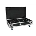 ROADINGER Flightcase 4x AKKU BAR-6 QCL mit Ladefunktion