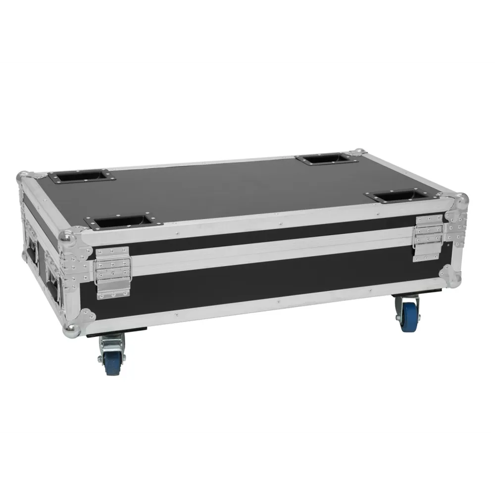 ROADINGER Flightcase 4x AKKU BAR-6 QCL mit Ladefunktion