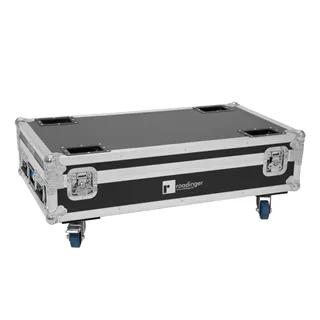 ROADINGER Flightcase 4x AKKU BAR-6 QCL mit Ladefunktion