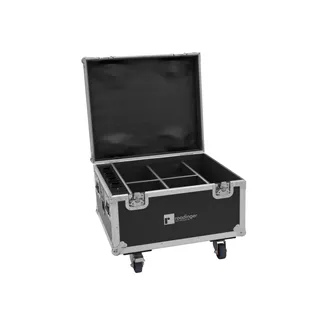 ROADINGER Flightcase 4x AKKU IP PAR 7 QCL WDMX mit Ladefunktion