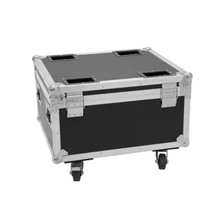 ROADINGER Flightcase 4x AKKU IP PAR 7 QCL WDMX mit Ladefunktion