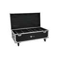 ROADINGER Flightcase 8x AKKU IP PAR 7 QCL WDMX mit Ladefunktion