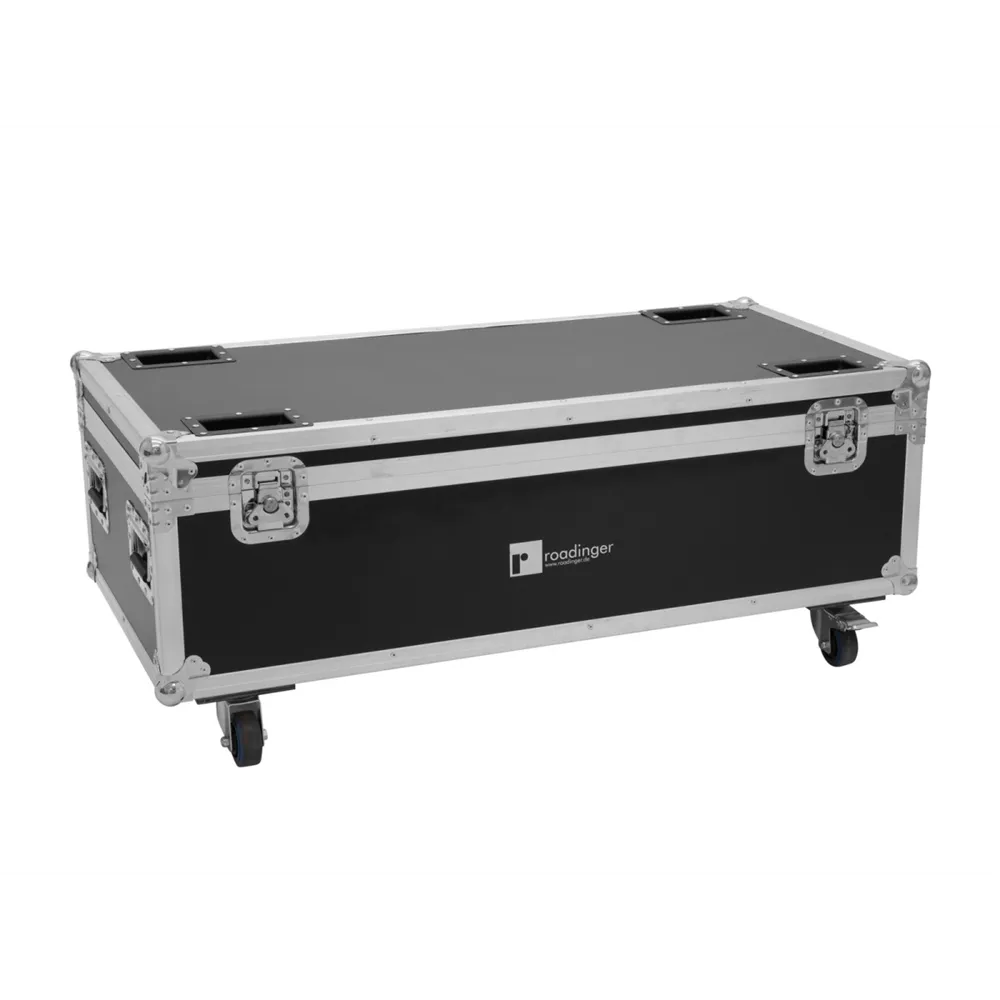 ROADINGER Flightcase 8x AKKU IP PAR 7 QCL WDMX mit Ladefunktion