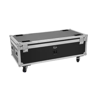 ROADINGER Flightcase 8x AKKU IP PAR 7 QCL WDMX mit Ladefunktion