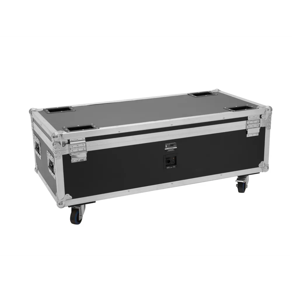 ROADINGER Flightcase 8x AKKU IP PAR 7 QCL WDMX mit Ladefunktion