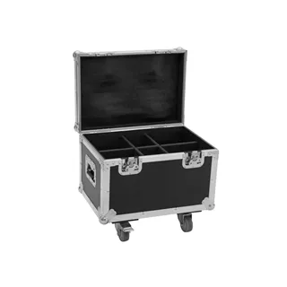 ROADINGER Flightcase 4x LED TMH-13/17/S30/W36 mit Rollen