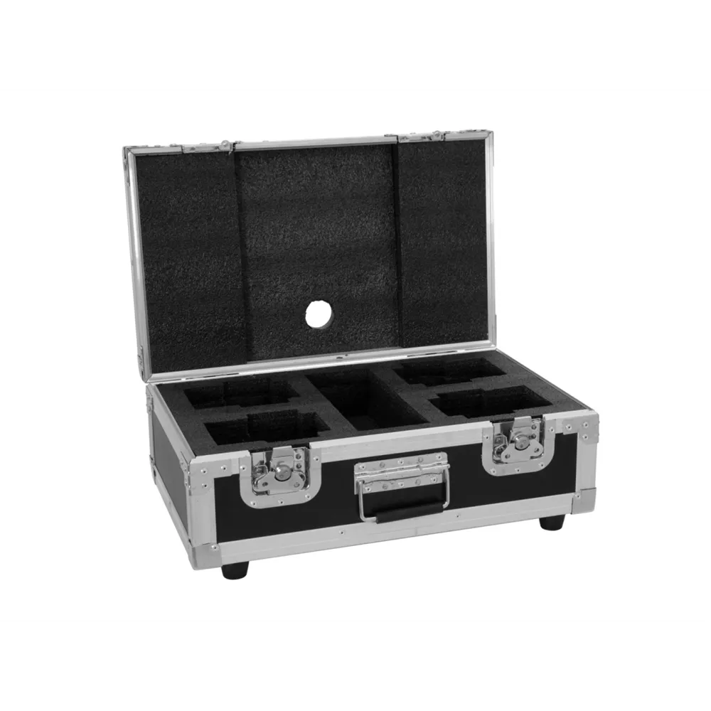 ROADINGER Flightcase 4x AKKU Dot 1 RGB/WW QuickDMX