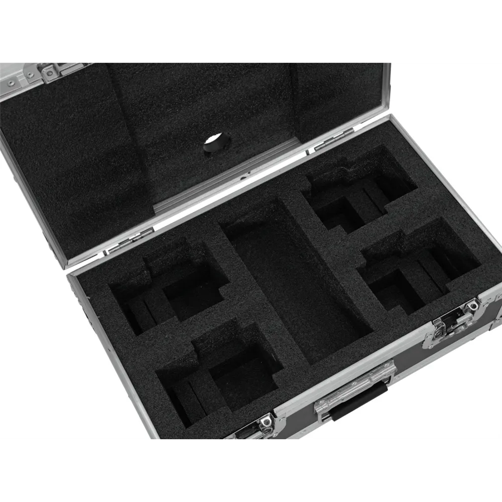 ROADINGER Flightcase 4x AKKU Dot 1 RGB/WW QuickDMX