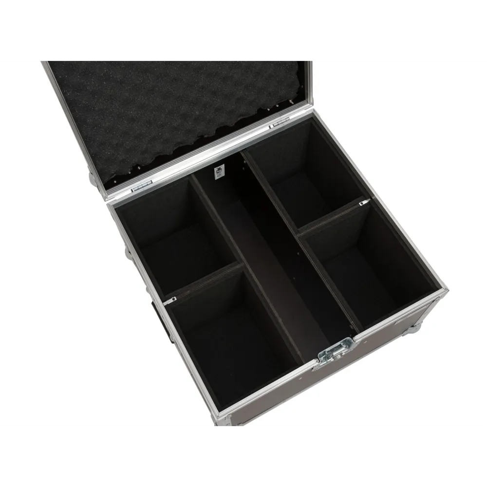 ROADINGER Flightcase 4x LED IP PAR 3x8W QCL/3x9W SCL